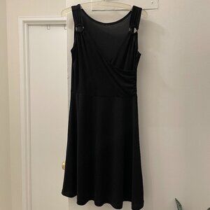Beach Cover Up Dress - Black - SIze Small